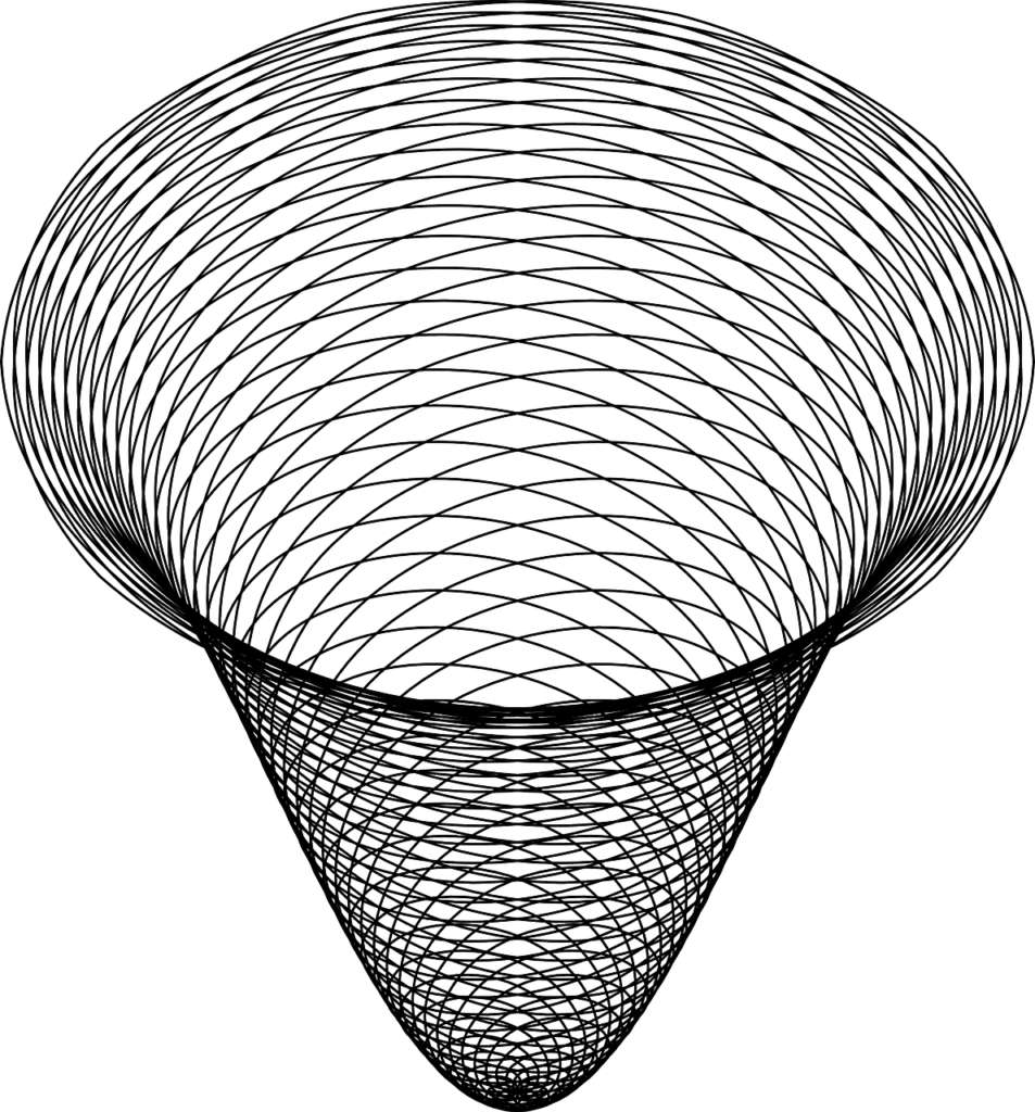 spiral, cone, line art, mathematics, drawing, lines, spiral, spiral, spiral, spiral, spiral, cone, cone-162177.jpg